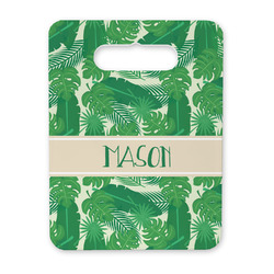 Tropical Leaves #2 Rectangular Trivet with Handle (Personalized)