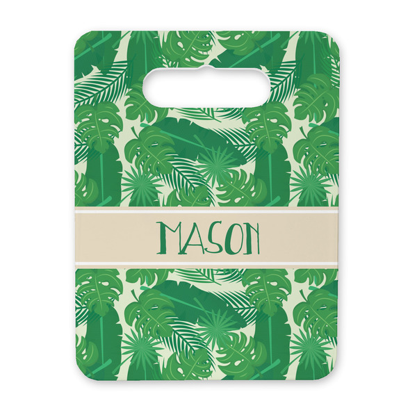 Custom Tropical Leaves #2 Rectangular Trivet with Handle (Personalized)