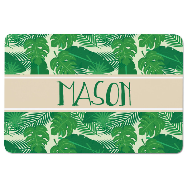 Tropical Leaves #2 Rectangular Fridge Magnet - FRONT
