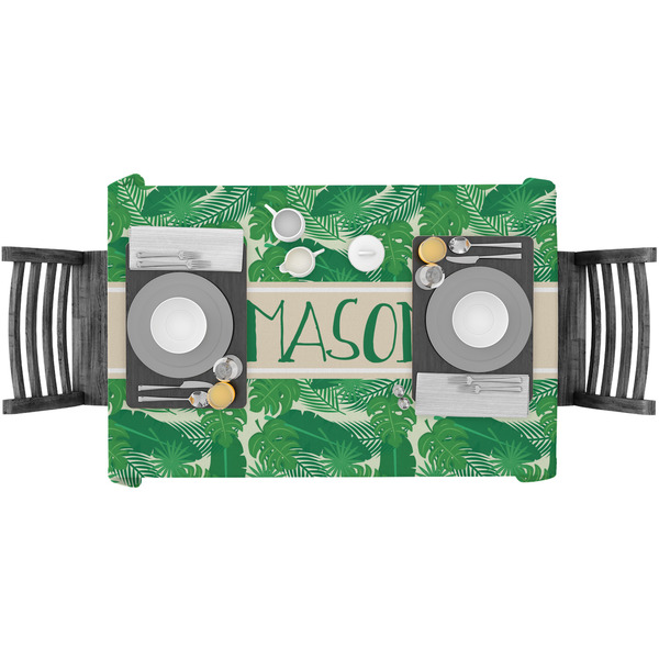 Tropical Leaves #2 Rectangular Tablecloths - LIFESTYLE