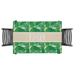 Tropical Leaves #2 Tablecloth - 58"x58" w/ Name or Text