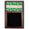 Tropical Leaves 2 Red Mahogany Sticky Note Holder - Flat
