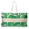 Tropical Leaves #2 Large Rope Tote Bag - Front View
