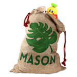 Tropical Leaves #2 Santa Sack (Personalized)