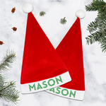 Tropical Leaves #2 Santa Hat (Personalized)
