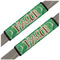 Tropical Leaves #2 Seat Belt Covers (Set of 2) (Personalized)