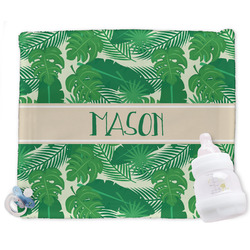 Tropical Leaves #2 Security Blanket - Single Sided (Personalized)