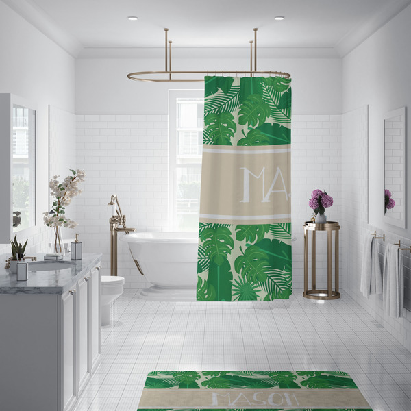 Tropical Leaves #2 Shower Curtain - 70"x83"
