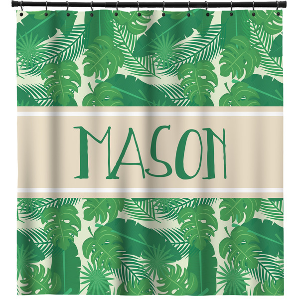 Custom Tropical Leaves #2 Shower Curtain (Personalized)