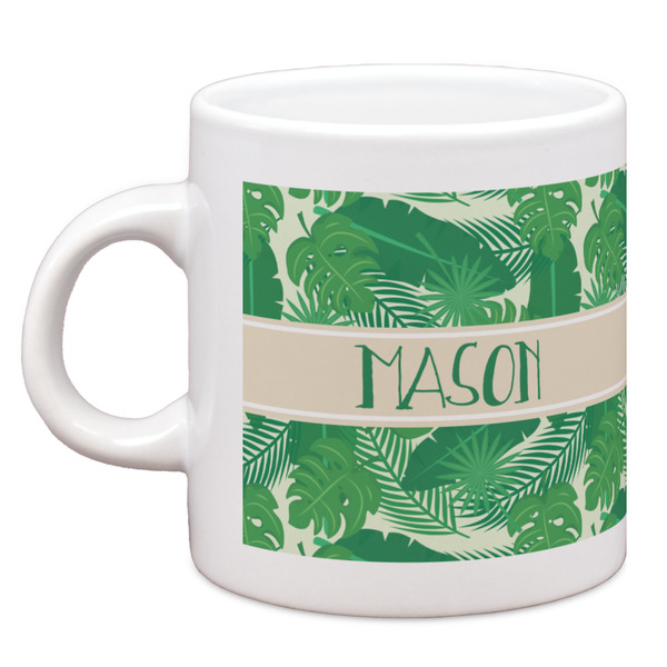 Custom Tropical Leaves #2 Espresso Cup (Personalized)