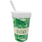 Tropical Leaves #2 Sippy Cup with Straw (Personalized)