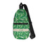 Tropical Leaves #2 Sling Bag - Front View