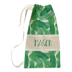 Tropical Leaves #2 Laundry Bags - Small (Personalized)
