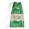 Tropical Leaves #2 Small Laundry Bag - Front View