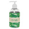 Tropical Leaves #2 Plastic Soap / Lotion Dispenser (8 oz - Small - White) (Personalized)