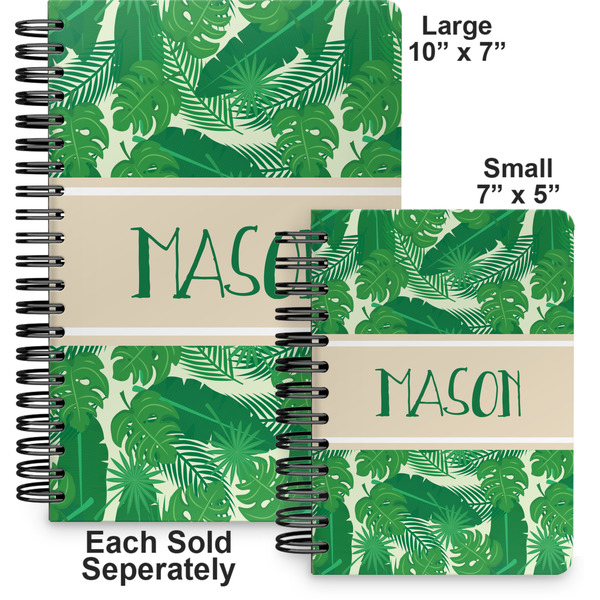 Tropical Leaves 2 Spiral Journal - Comparison