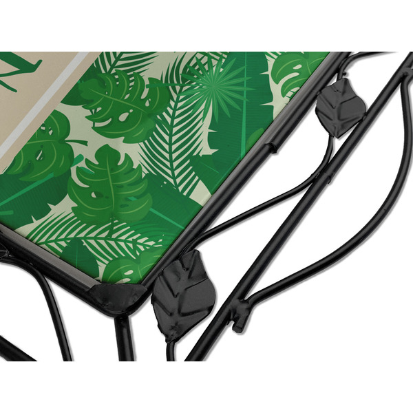 Tropical Leaves #2 Square Trivet - Detail