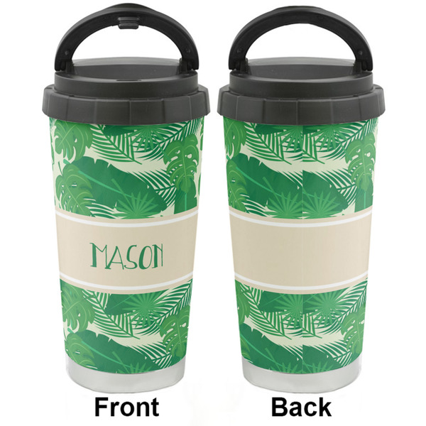 Tropical Leaves 2 Stainless Steel Travel Cup - Apvl