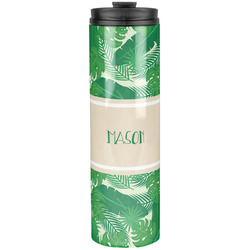 Tropical Leaves #2 Stainless Steel Skinny Tumbler - 20 oz (Personalized)