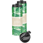 Tropical Leaves #2 Stainless Steel Skinny Tumbler (Personalized)