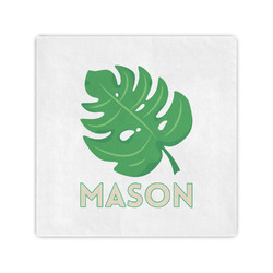 Tropical Leaves #2 Standard Cocktail Napkins (Personalized)