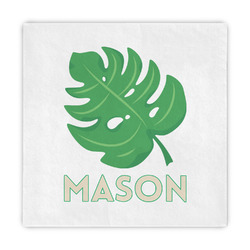 Tropical Leaves #2 Decorative Paper Napkins (Personalized)