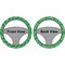 Tropical Leaves 2 Steering Wheel Cover- Front and Back