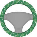Tropical Leaves #2 Steering Wheel Cover (Personalized)
