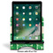 Tropical Leaves 2 Stylized Tablet Stand - Front with ipad