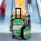 Tropical Leaves #2 Suitcase Set 4 - IN CONTEXT
