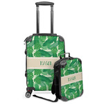 Tropical Leaves #2 Kids 2-Piece Luggage Set - Suitcase & Backpack (Personalized)