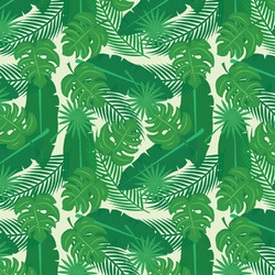 Tropical Leaves #2 Fabric by the Yard