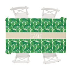 Tropical Leaves #2 Tablecloth - 58"x102" w/ Name or Text