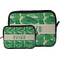 Tropical Leaves 2 Tablet Sleeve (Size Comparison)