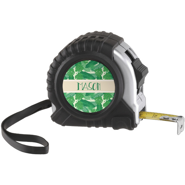 Custom Tropical Leaves #2 Tape Measure (25 ft) (Personalized)