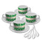 Tropical Leaves #2 Tea Cup - Set of 4 (Personalized)