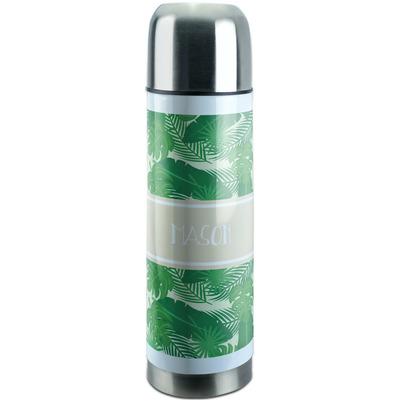 Tropical Leaves #2 Stainless Steel Thermos (Personalized)