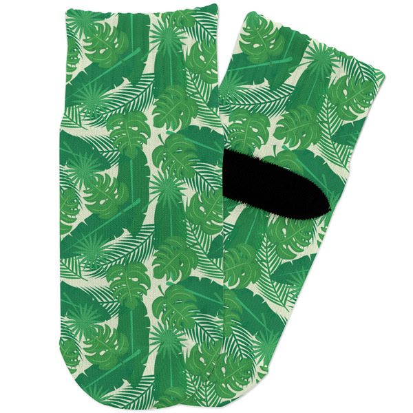 Custom Tropical Leaves #2 Toddler Ankle Socks