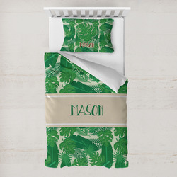 Tropical Leaves #2 Toddler Bedding Set - With Pillowcase (Personalized)
