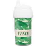 Tropical Leaves #2 Sippy Cup (Personalized)
