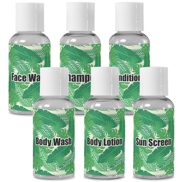 Custom Tropical Leaves #2 Travel Bottles (Personalized)