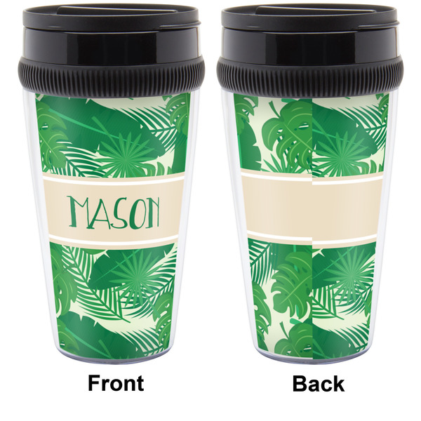 Tropical Leaves 2 Travel Mug Approval (Personalized)