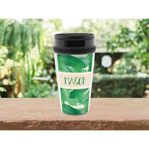 Tropical Leaves 2 Travel Mug Lifestyle (Personalized)