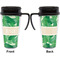 Tropical Leaves 2 Travel Mug with Black Handle - Approval