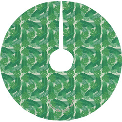 Tropical Leaves #2 Tree Skirt (Personalized)