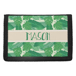 Tropical Leaves #2 Trifold Wallet w/ Name or Text