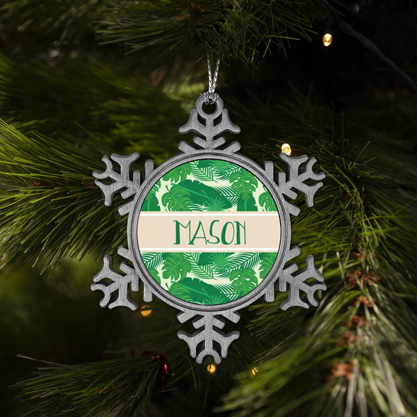 Tropical Leaves 2 Vintage Snowflake - (LIFESTYLE)