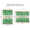 Tropical Leaves #2 Wall Hanging Tapestries - Parent/Sizing
