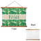 Tropical Leaves #2 Wall Hanging Tapestry - Landscape - APPROVAL