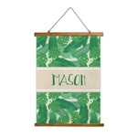 Tropical Leaves #2 Wall Hanging Tapestry (Personalized)